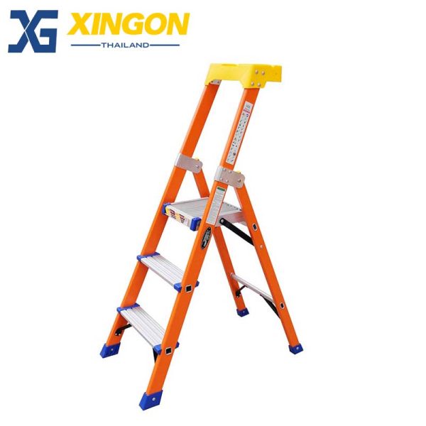 บันไดไฟเบอร์กลาสแพลตฟอร์ม3ฟุต XG-337F3