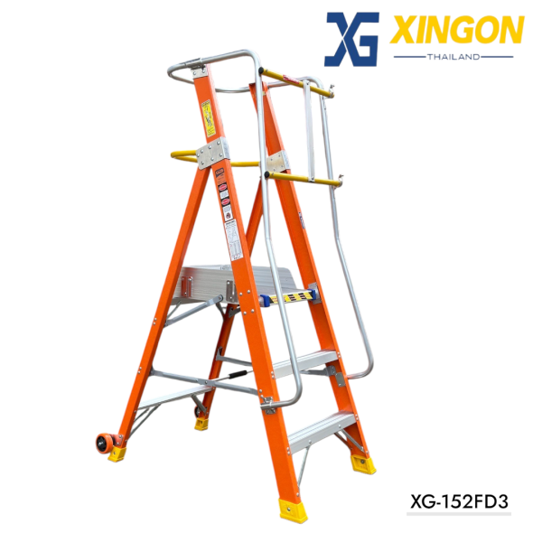 บันไดไฟเบอร์กลาสแพลตฟอร์ม3ฟุต XG-152FD3 - Image 3