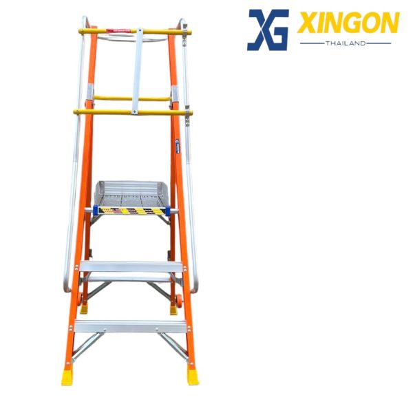 บันไดไฟเบอร์กลาสแพลตฟอร์ม3ฟุต XG-152FD3 - Image 7
